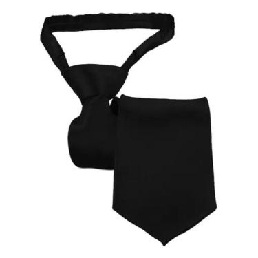 Imagem de Gravata Infantil Slim Fit Com Nó Pronto Ref: 255 - Stylestore, Preto, 