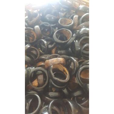 Imagem de Anel de Coco natural tucum tamanho unico - Loja do Hippie