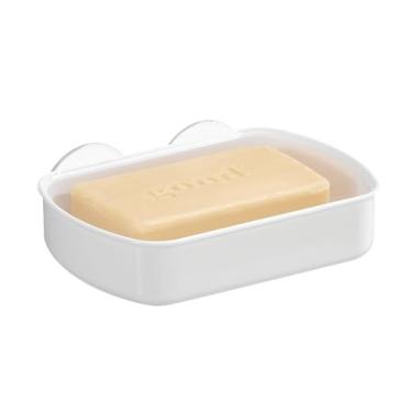 Imagem de Saboneteira branca com ventosa iDesign