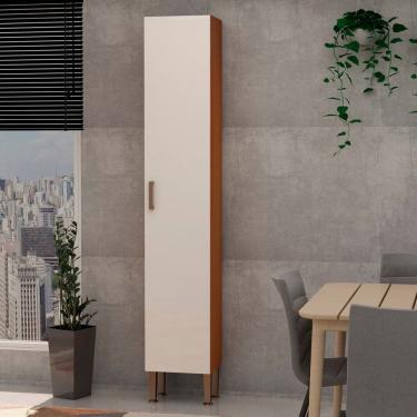 Imagem de Paneleiro 1 Porta 100% Mdf Essência Freijo/White laca