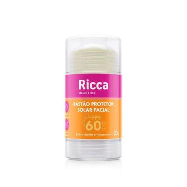 Imagem de Bastão Facial Ricca Kit Completo com 6 Area Olhos Esfoliante Hidratant