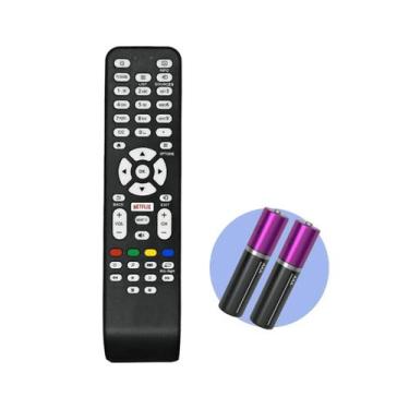 Imagem de Controle Remoto Compatível Aoc Smart Tv + Pilhas - Skylink