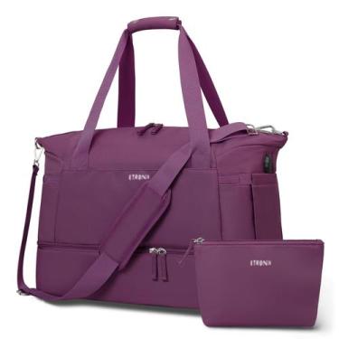 Imagem de Bolsa de ginástica ETRONIK para mulheres, mochila de viagem com porta 