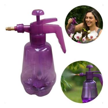 Imagem de Pulverizador Pressão Borrifador Vasos Plantas Jardim - 1,6 L - Roxa - 