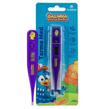 Imagem de Termômetro digital Lilás Galinha Pintadinha - INCOTERM