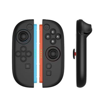 Imagem de IINE Protective Case for Switch 2 Joypad Controllers, 2 Pack Anti-Slip Silicone Grips Covers, Comfort Grip Case Compatible with Switch, Easy Installation (Flat, Black)