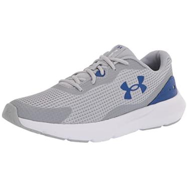 Imagem de Under Armour Tênis de corrida masculino Surge 3, Cinza (105)/Azul royal, 46