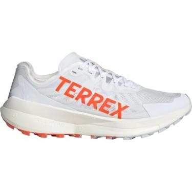 Imagem de adidas Tênis de corrida masculino Terrex Agravic Speed Trail, Cinza traço/laranja impacto/branco, 44
