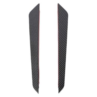 Imagem de Zhjvihx 2 PCs Esquerda PARA o Pára-choque Dianteiro Esquerdo Spoiler Lip Air Chin Splitter Substituição, Splitter Lateral do Pára-choque Dianteiro SPORTY SPORTY SPORTY (Estilo de fibra de carbono)