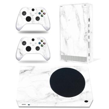 Imagem de Skin Sticker Capa protetora de vinil compatível com console e controle Xbox Series S (branca)