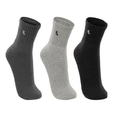 Imagem de Kit Com 3 Pares de Meia Cano Médio Lupo Sport