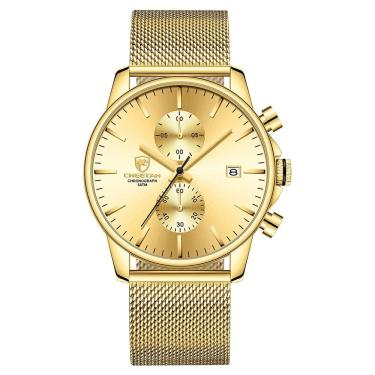 Imagem de Relógio GOLDEN HOUR Fashion Sleek Minimalist para homens