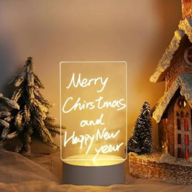 Imagem de Quadro de Recados com LED e Caneta Apagável – USB, Iluminação Touch e Superfície Reutilizável