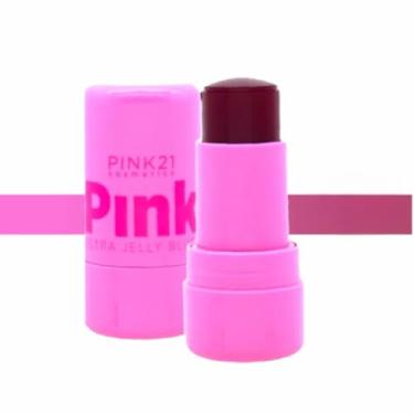 Imagem de Blush em Bastão Ultra Jelly Stick Pink 21 Make Up Natural (Cor 03)