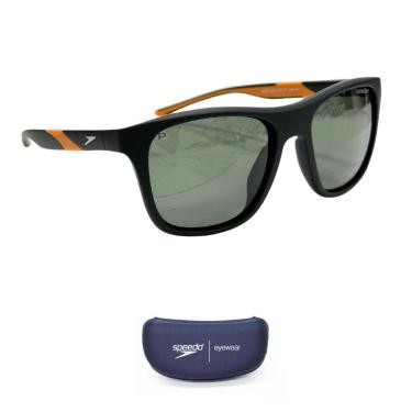 Imagem de Óculos de Sol Infantil Speedo Ace 3 A12 Black Orange Polariz-Unissex