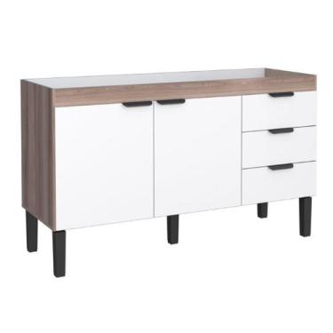 Imagem de Gabinete / Balcão FL de Cozinha em MDF / MDP pra Pia de 1.50m 2 Portas