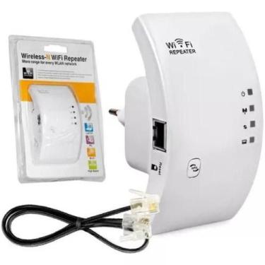 Imagem de Repetidor Amplificador De Sinal Wifi 600Mbps Com Botao Wps - Repetidor