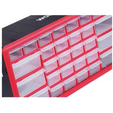 Imagem de Organizador Plástico 500x160x250mm 30 Gavetas Worker