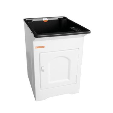 Imagem de Tanque Gabinete ABS e Esfregador em Fibra de Vidro 22L Stilofibras ECO