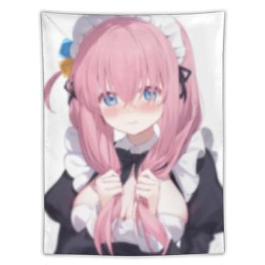 Imagem de LIEGBMEU Tapeçaria de biquíni sexy anime menina 152.4 cm x 203.2 cm interior exterior parede colcha arte decoração de tapeçaria caprichosa, AF316
