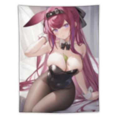 Imagem de LIEGBMEU Tapeçaria Sexy Hot Anime Girl 152.4 cmx203.2 cm Wall Quilt Art Whimsical Tapestry DecorationAF351