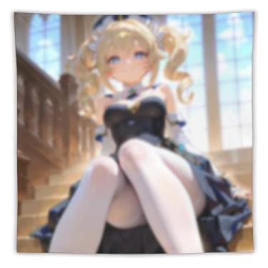 Imagem de LIEGBMEU Sexy Bikini Hot Anime Girl Tapeçaria 152.4 cm x 152.4 cm Interior Exterior Wall Quilt Art Decoração de Tapeçaria Caprichosa, AF043