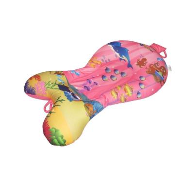 Imagem de Almofada Para Banho Bebê Para Banheira Macia Rosa Estampada