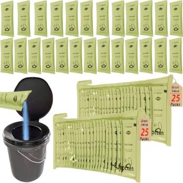 Imagem de Pó de vaso sanitário portátil. Toalete ao ar livre. Neutralize o odor/gel de ação rápida. Produtos químicos sanitários de emergência. Produtos químicos para banheiro da porta degradáveis. Vá com o