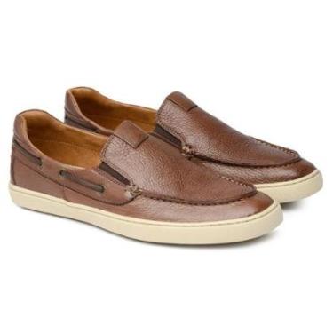 Imagem de Mocassim Jacometti Dockside Couro Liso Dia A Dia Masculino-Masculino