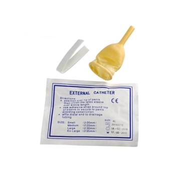 Imagem de Cateter masculino de 30 mm - cateter externo de silicone para homens, fácil de usar e confortável, 50 peças