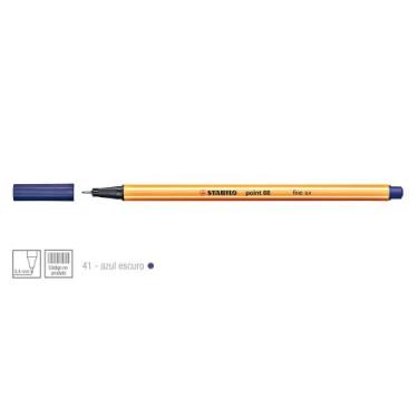 Imagem de Caneta Point 88 Cor 41 Azul Escuro - Stabilo