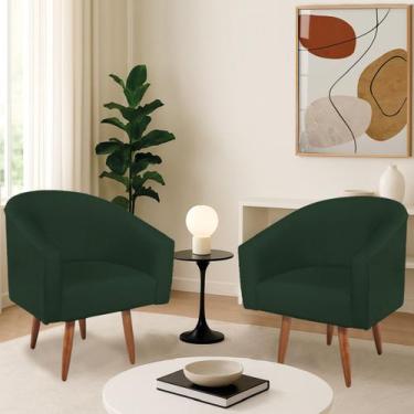 Imagem de Kit 2 Poltronas Decorativa Jade Design Moderno Sala de Estar Quarto Es