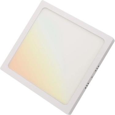 Imagem de Plafon Quadrado de Sobrepor Smart Led 1300 lm 18 W Tramontina