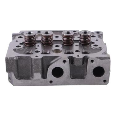 Imagem de YUXSOUQ Cabeça de cilindro completa 1E389-03040 para motor Kubota Z482 trator T1600H B1121 B1220 GB110 GB115 com válvulas e molas