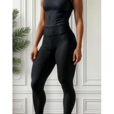 Imagem de Legging Feminina Moda Fitness Elasticidade E Qualidade - LaBela, Preto