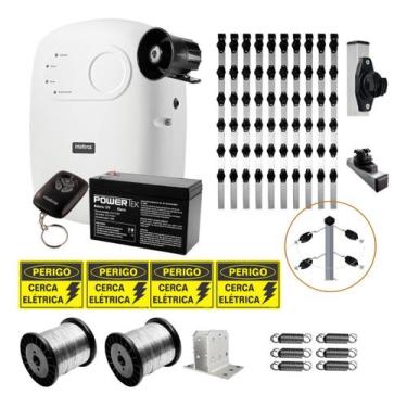 Imagem de Kit Cerca Elétrica Industrial Intelbras Completo para 100 Metros com C