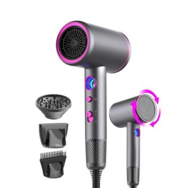 Imagem de Secador de cabelo Arhhn Ionic 1875W 110.000 RPM com difusor 110V, 110V