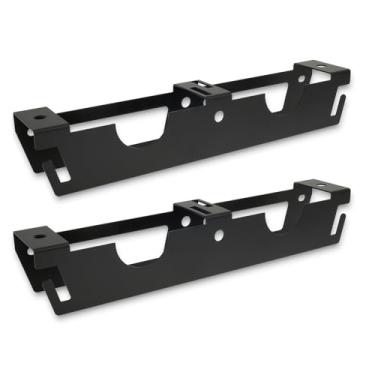 Imagem de 2 peças de suporte de esmerilhadeira angular, gancho de aço carbono com cabide de cabide, rack de armazenamento de moedor angular montado na parede com parafuso e gancho de cabo, organizador de