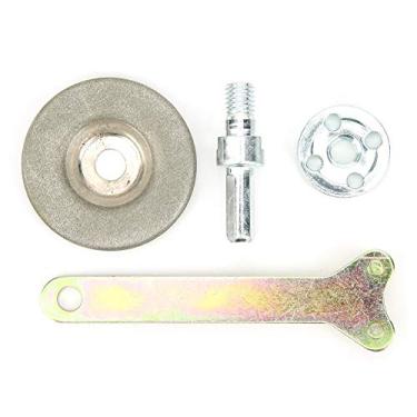 Imagem de Rebolo, Multifuncional 5.6cm de Diâmetro Rebolo Prático Alta Dureza Pedra de Afiar para Ferramenta de Aplainamento Broca Tesoura (Malha 360)