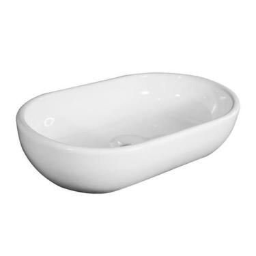 Imagem de Cuba Apoio Oval Branca 28,5X44,5X11,5Cm Luz - LUZARTE