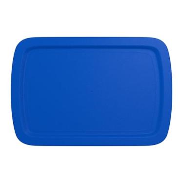Imagem de Tampa de substituição para pirex 23 x 33 cm, tampa de recipiente de vidro para assarola fácil de segurar, 3 QT, C-233-PC (azul)