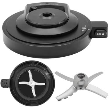 Imagem de Tampa externa com pá compatível com máquinas de sorvete Ninja CREAMi Deluxe NC500 NC501 Series - Livre de BPA e lavável na lava-louças, acessórios reutilizáveis