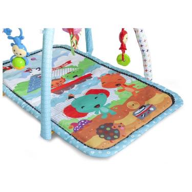 Imagem de Tapete com mobile Para Bebê Diversão Azul Star Baby