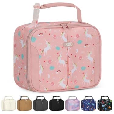 Imagem de Lancheira térmica para crianças e adultos – Lancheira térmica reutilizável para escola, trabalho, escritório, fácil de limpar, lancheira leve para mulheres e homens, unicórnio