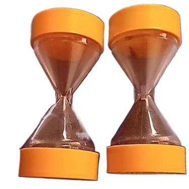 Imagem de Timer, Ampulheta De PláStico 1 Minuto, 2 PeçAs(AMARELO)