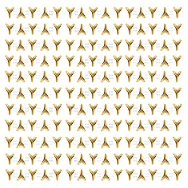 Imagem de Metal Furniture Legs, Furniture Feet, Heavy Duty Replacement Gold Legs, for Cabinet, Dresser, Table, Sofa, Couch Chair(50pcs)(13cm)