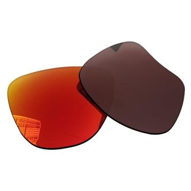 Imagem de Acefrog Lentes de reposição polarizadas de 1,5 mm para óculos inteligentes Ray-Ban Meta Wayfarer RW4008 53 mm, material atualizado, Vermelho fogo - pc-pp, One Size