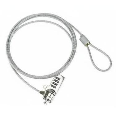 Imagem de Cadeado Para Notebook Com Senha 1,2 Metros Lk-bl27 - LF PRESENTES