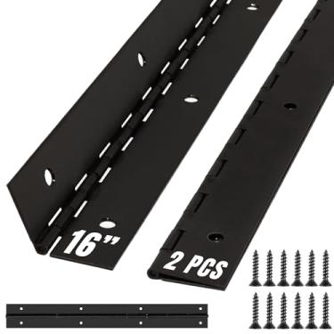 Imagem de Dobradiça de piano resistente preta de 40,6 cm