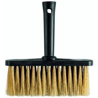 Imagem de Broxa Retangular 18x8cm Preta - Plástico - Cabo Ergonômico